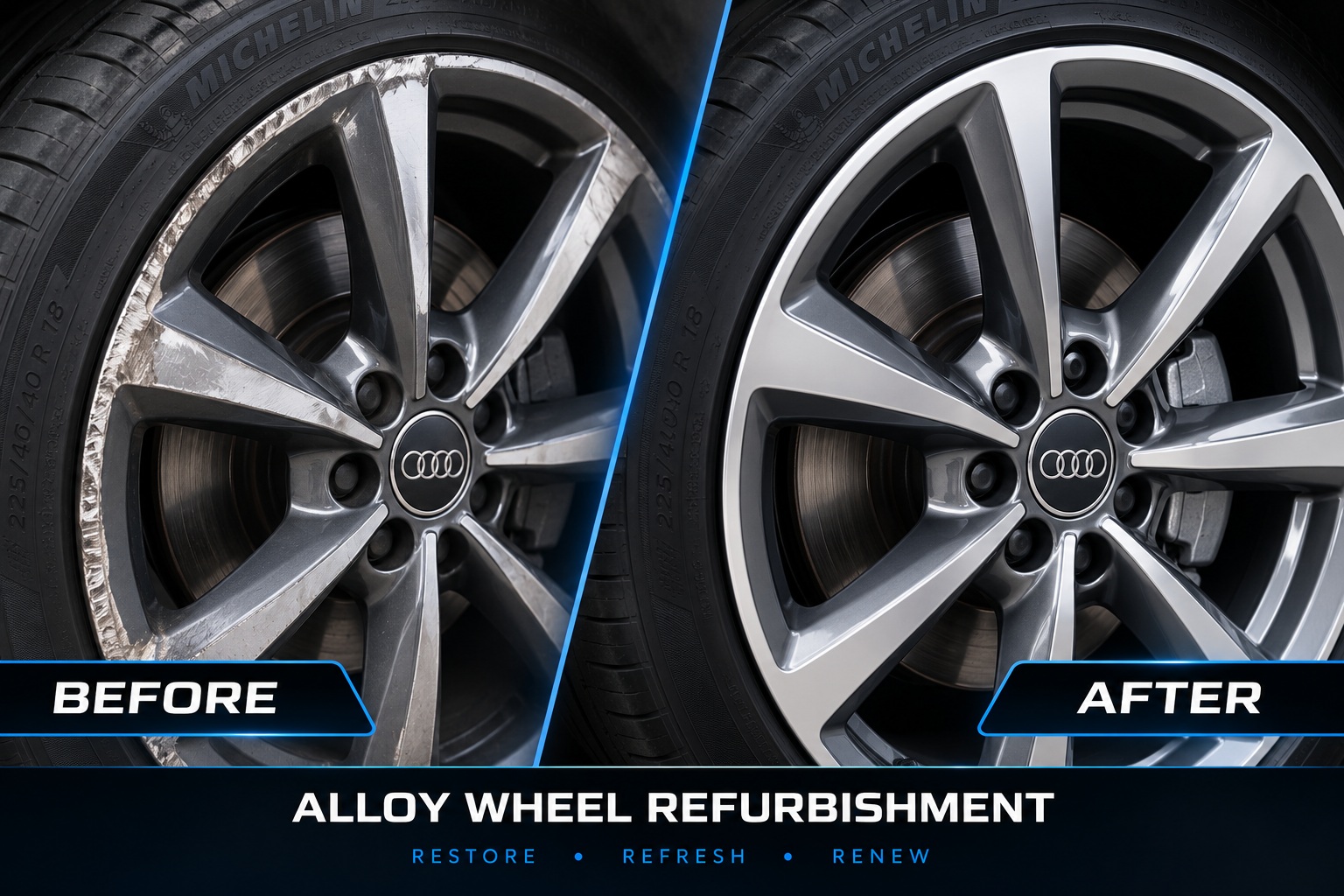 Alloy wheel refurbishment