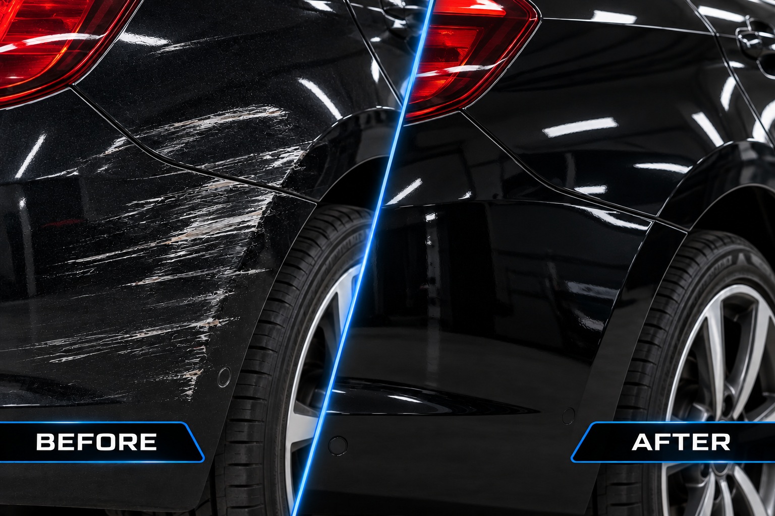 Minor vehicle bodywork repair